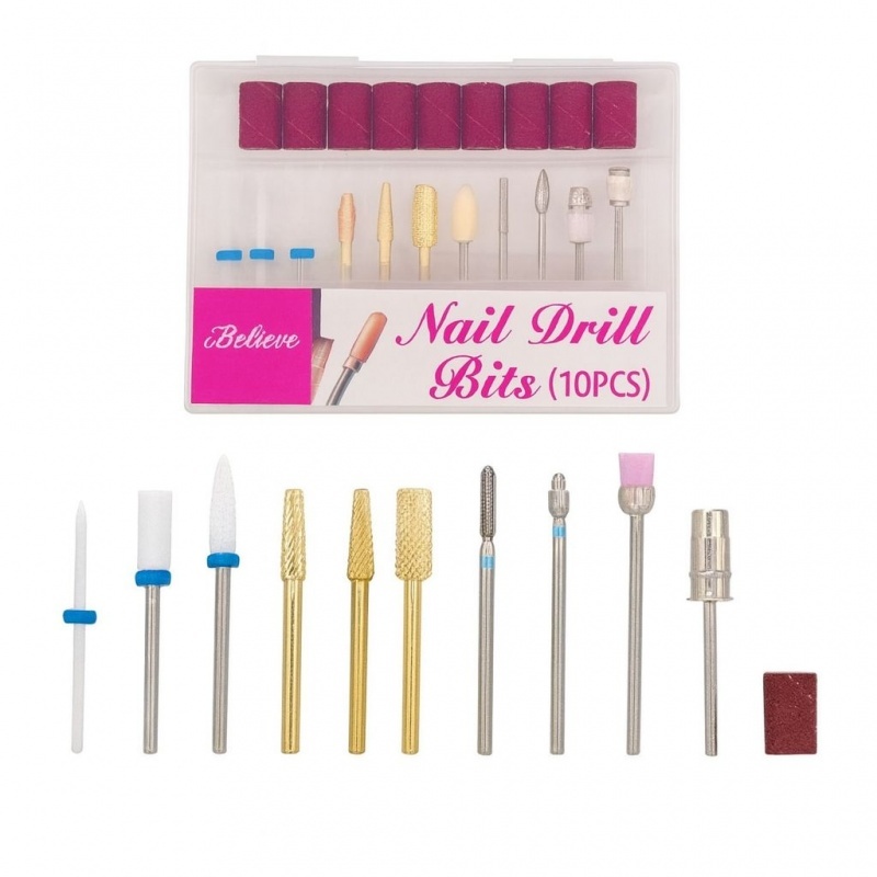 IBELIEVE NAIL DRILL BITS -...